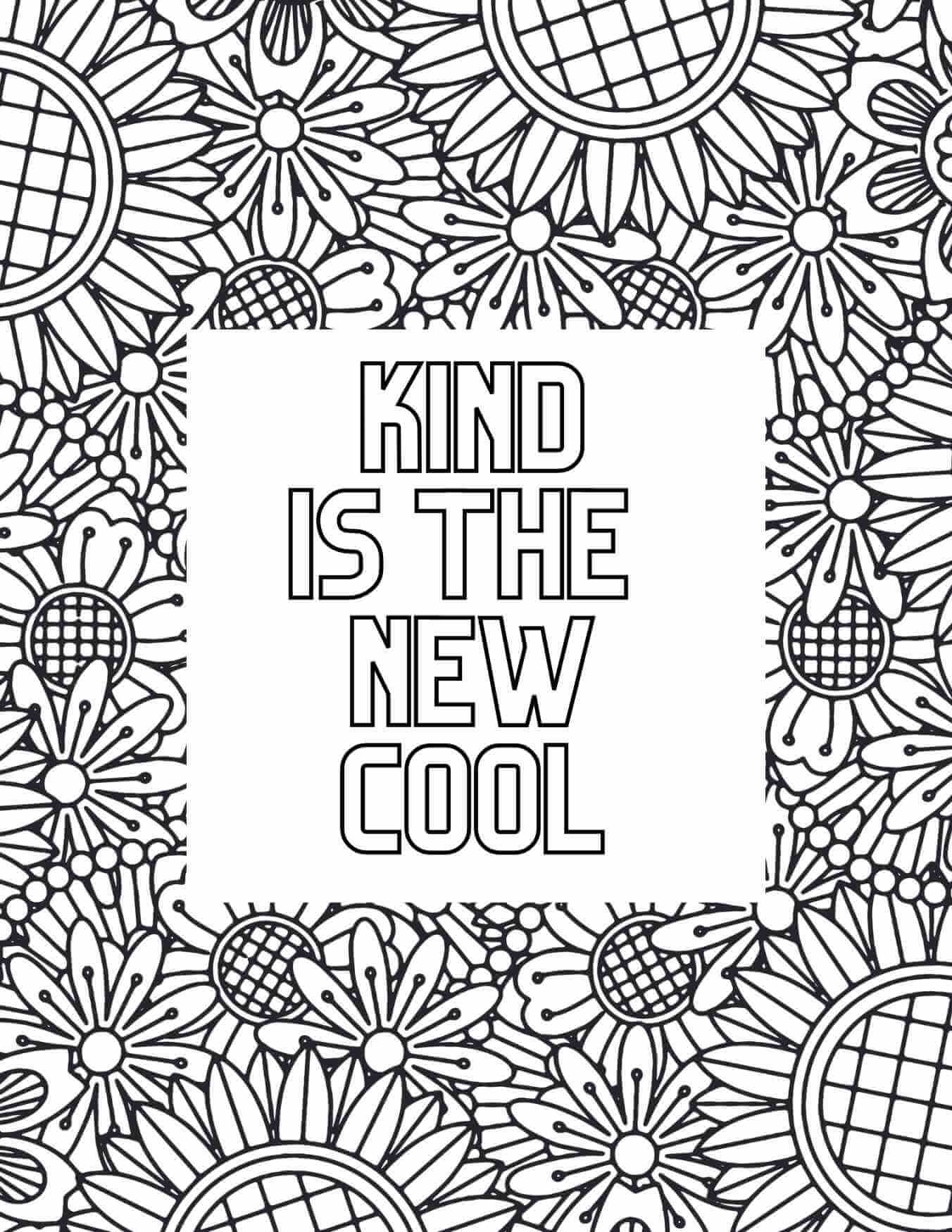 20 Free Kindness Coloring Pages