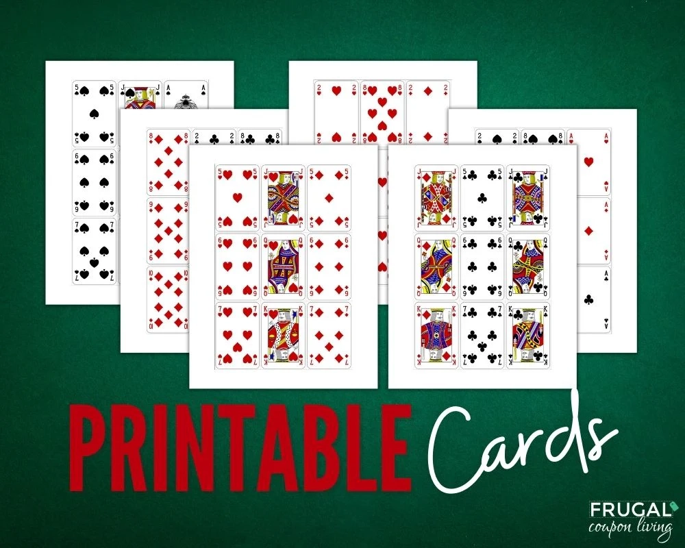 20 Of The Best Playing Card Games With A Standard Deck Print Today Frugal Coupon Living