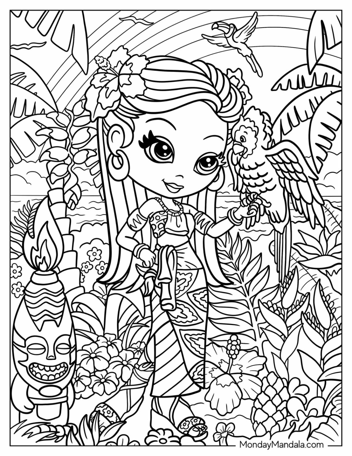 24 Lisa Frank Coloring Pages Free PDF Printables 