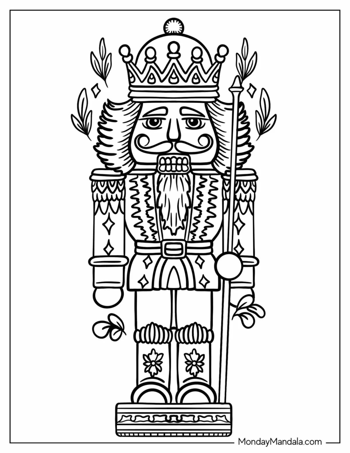 24 Nutcracker Coloring Pages Free PDF Printables