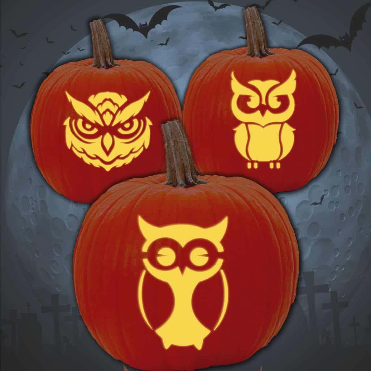 25 Owl Pumpkin Carving Patterns Free Stencils Artsy Pretty Plants