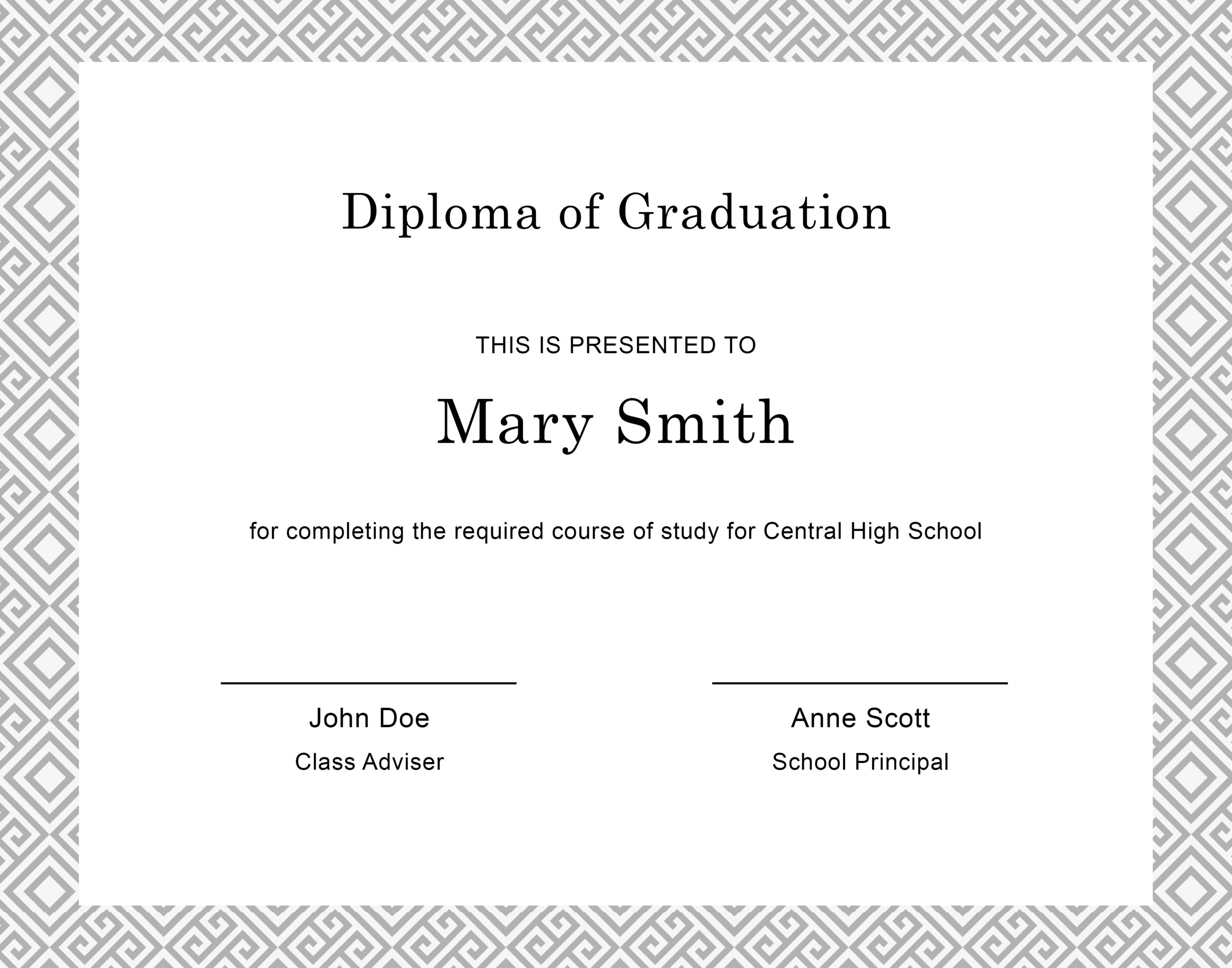 27 Real Fake Diploma Templates High School College Homeschool 27 Real Fake Diploma Templates High School College Homeschool