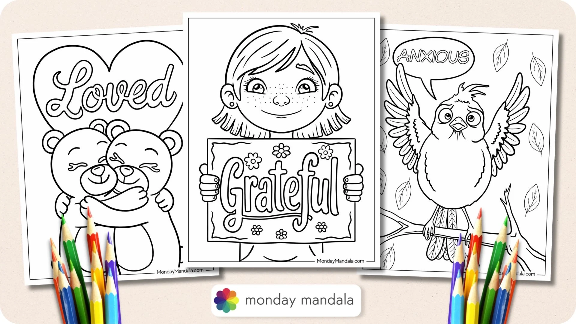 36 Emotion Coloring Pages Free PDF Printables 