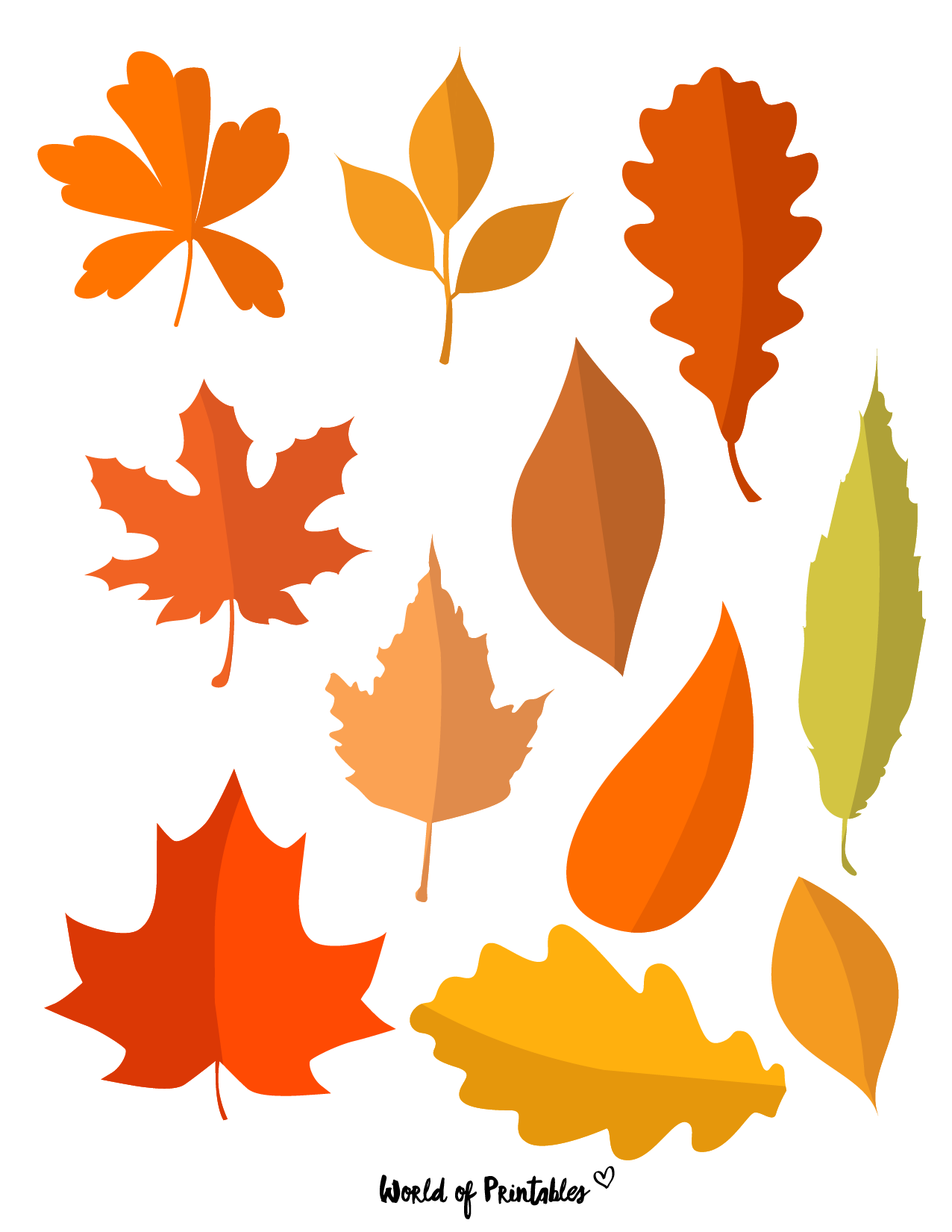 37 Printable Leaf Templates Outlines amp Shapes Free World Of Worksheets Library