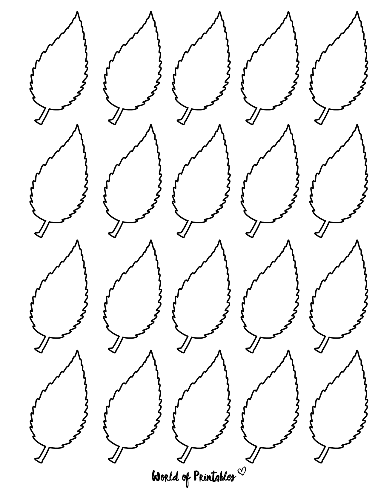 37 Printable Leaf Templates Outlines Shapes Free World Of Printables 37 Printable Leaf Templates Outlines Shapes Free World Of Printables