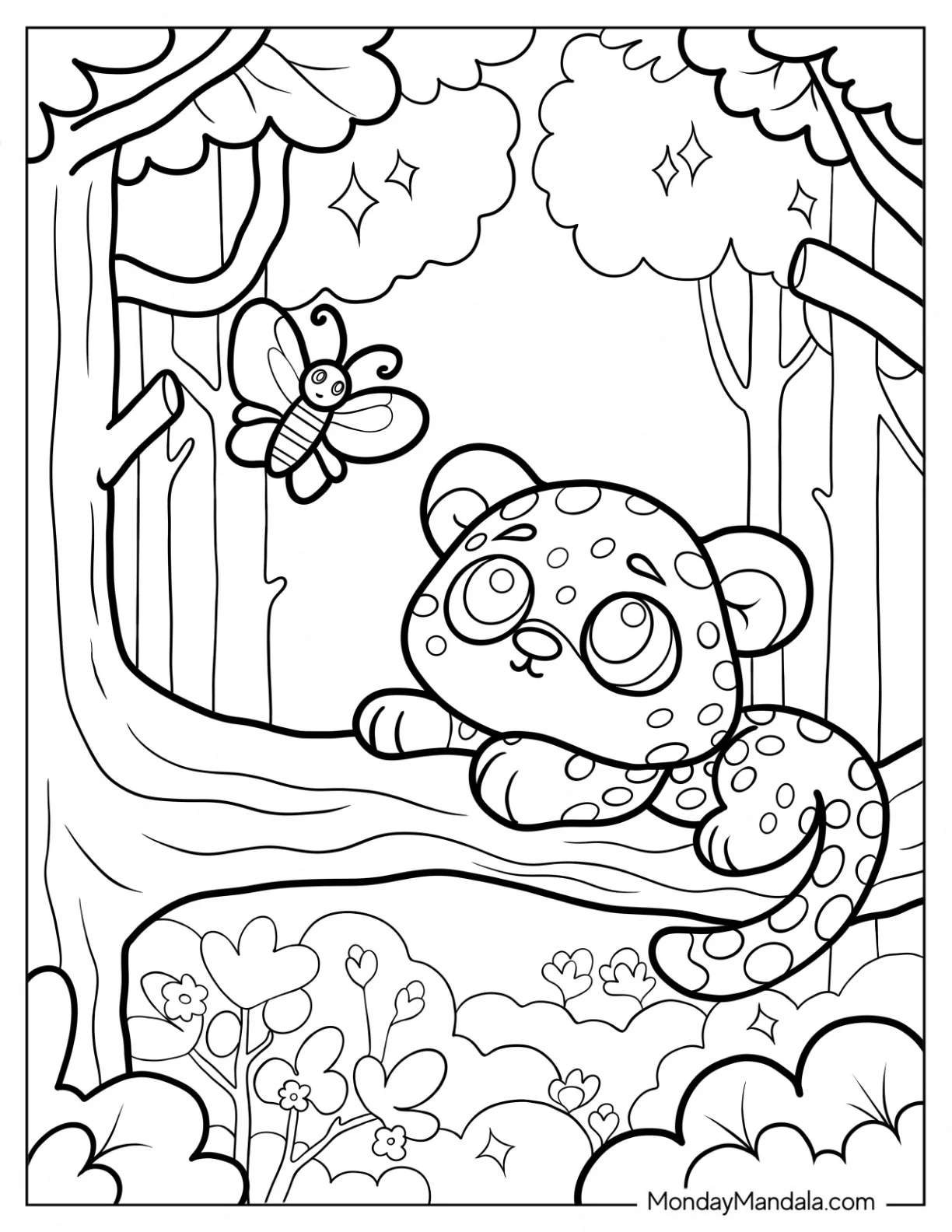 40 Cute Animals Coloring Pages Free PDF Printables 