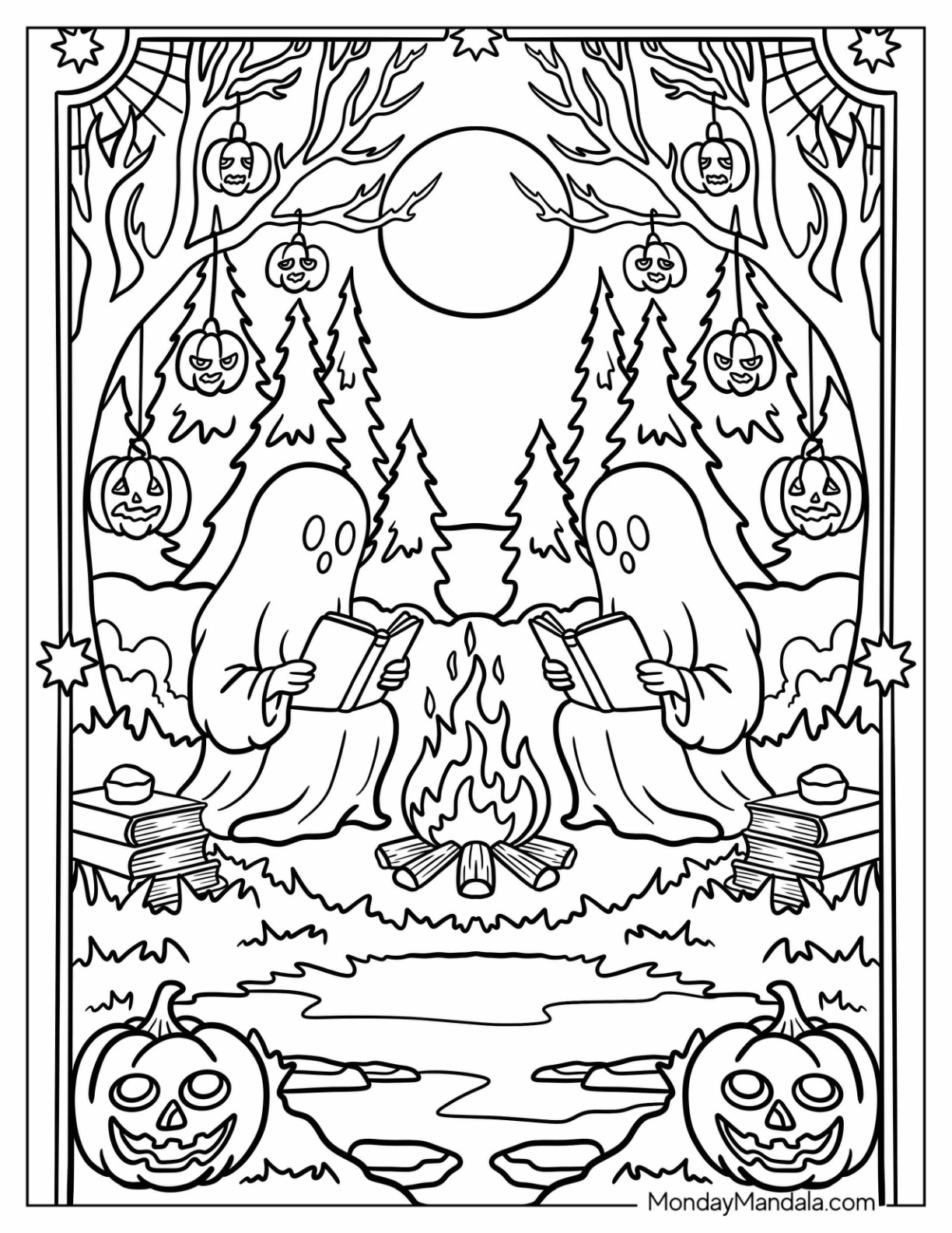 40 Halloween Coloring Pages For Adults Free Printables