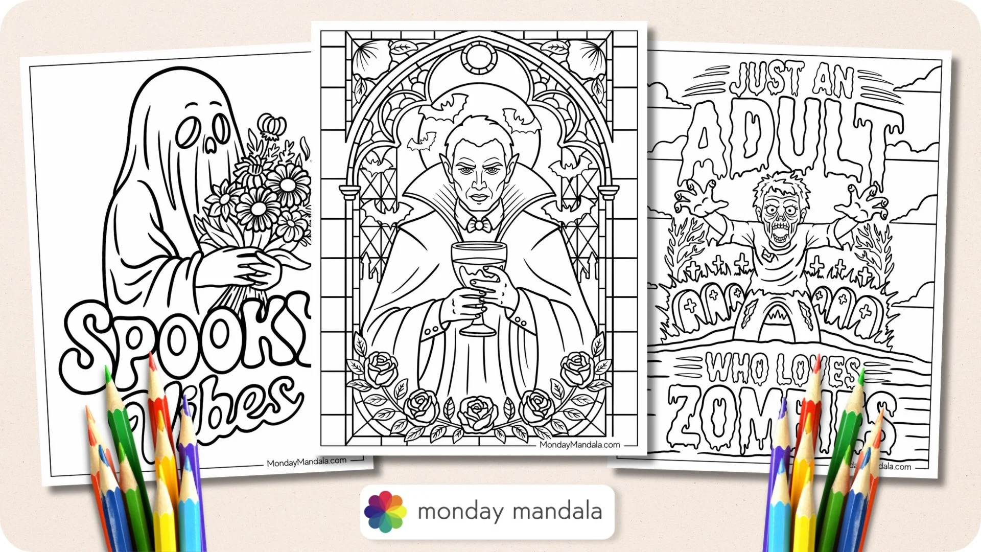 40 Halloween Coloring Pages For Adults Free Printables 