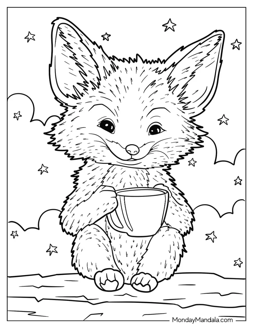 41 Fox Coloring Pages Free PDF Printables
