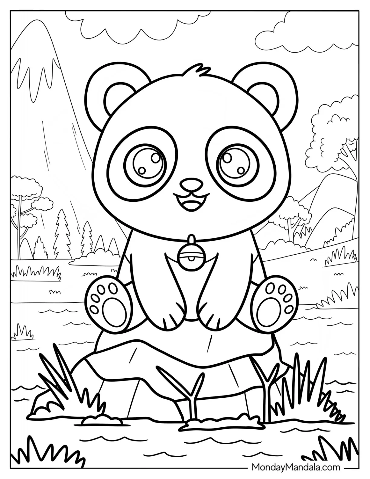 41 Panda Coloring Page Free PDF Printables 