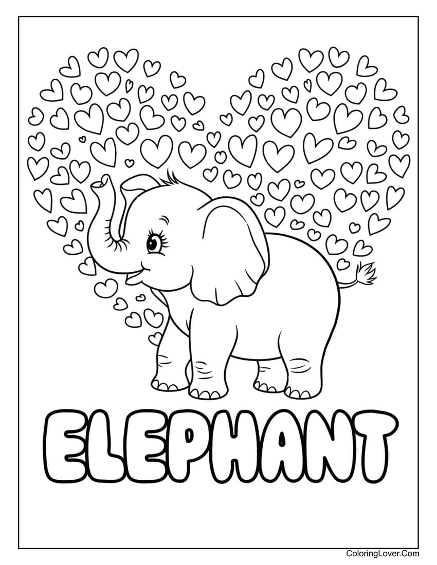 42 Elephant Coloring Pages Free Printables For All Ages 