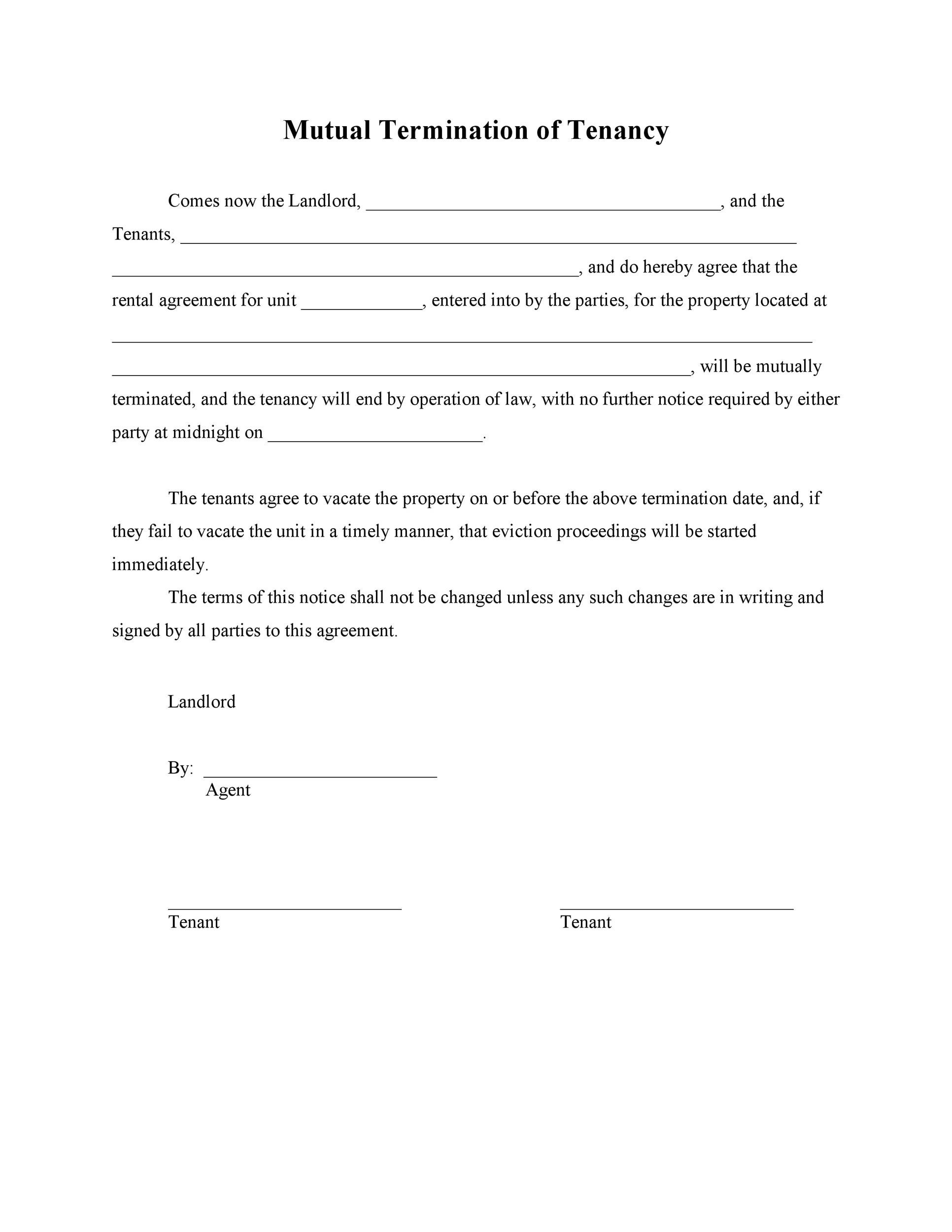 45 Free Eviction Notice Templates Word amp PDF TemplateLab Worksheets Library