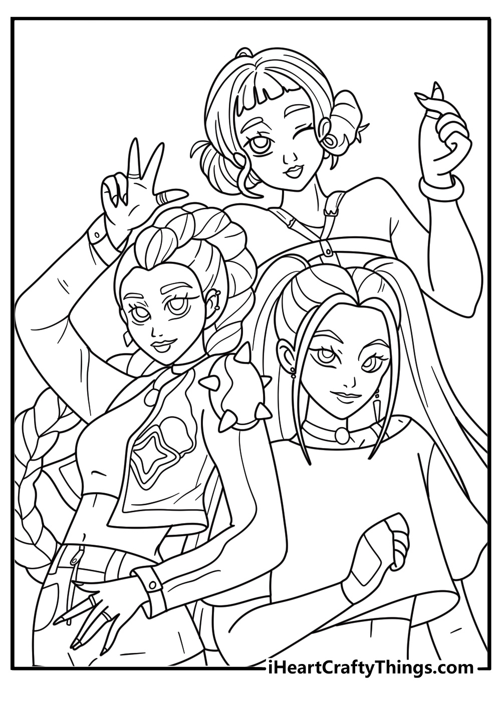 46 Free KPop Demon Hunters Coloring Pages Printable PDFs 