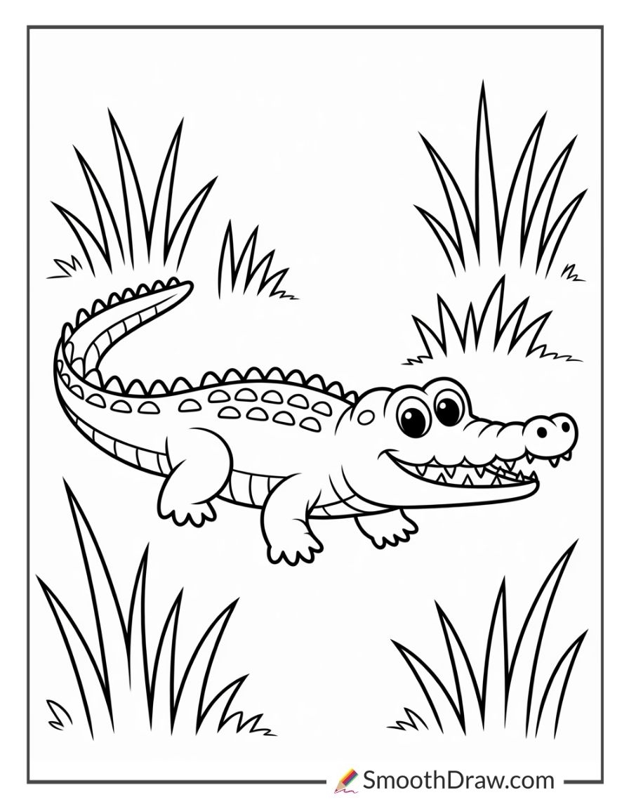 49 Crocodile Coloring Pages Free Printables 