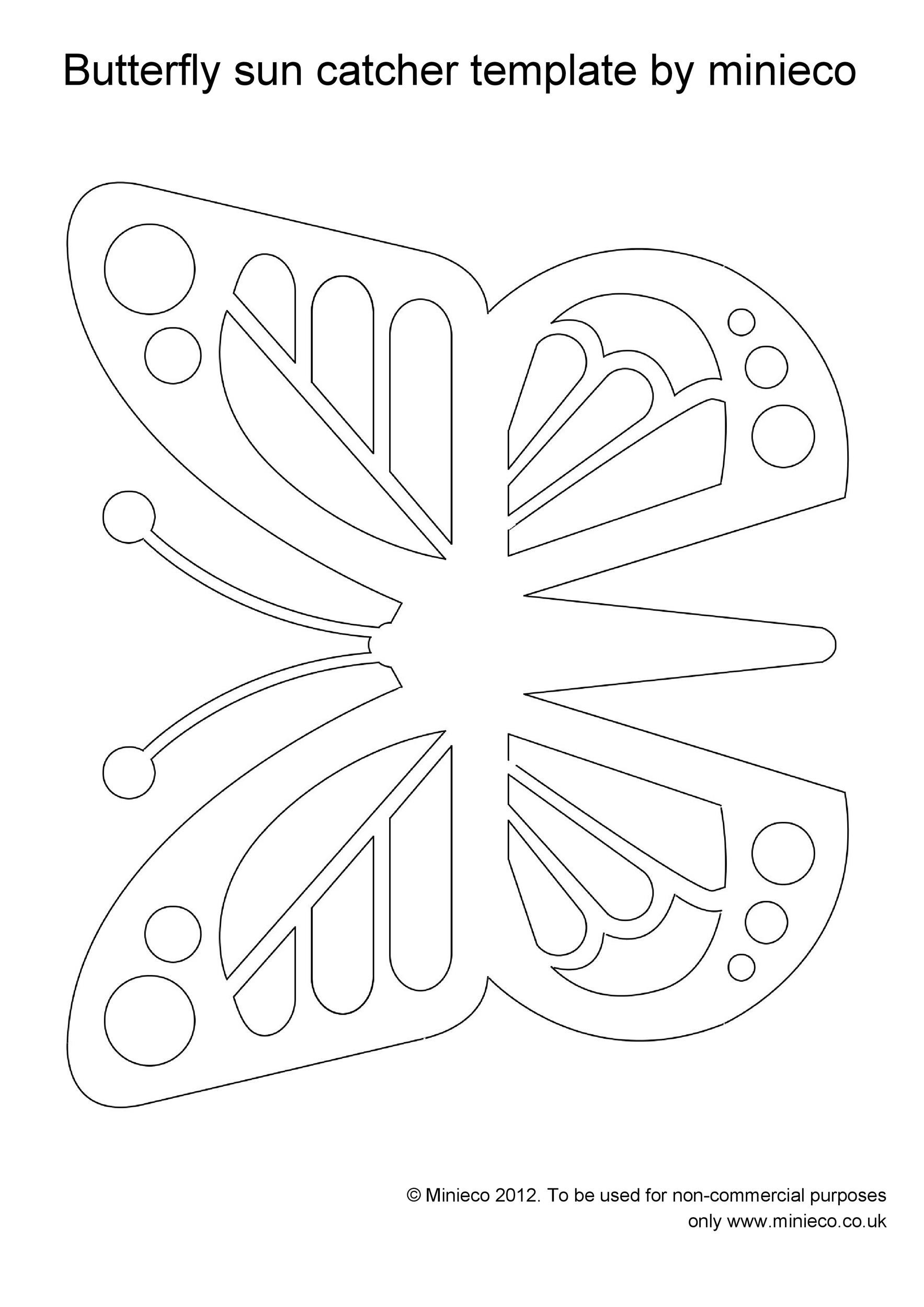 50 Printable Cut Out Butterfly Templates TemplateLab
