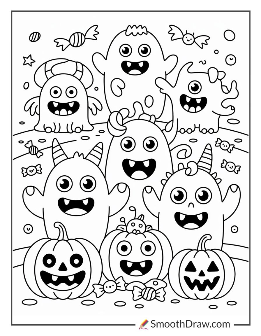 51 Halloween Coloring Pages Free PDF Printables 