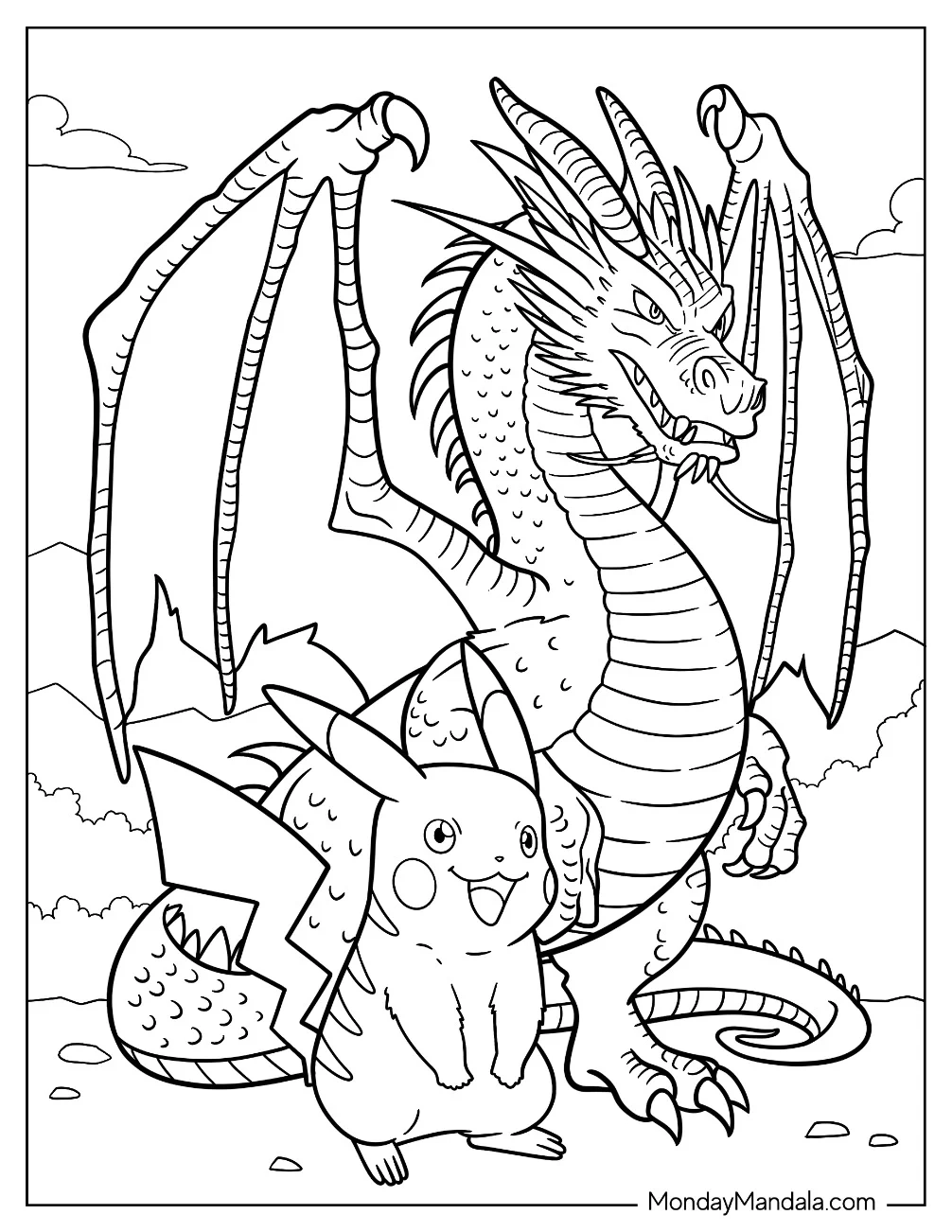 52 Dragon Coloring Pages Free PDF Printables