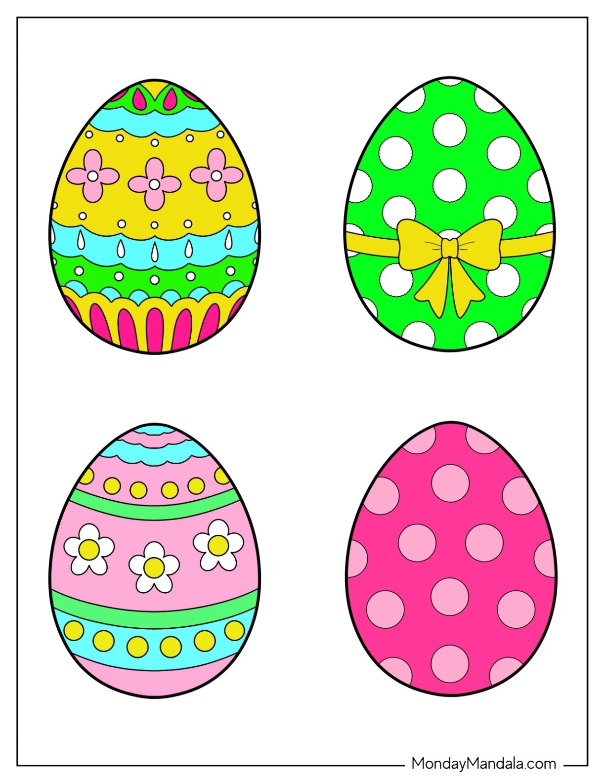 58 Easter Egg Templates Free PDF Printables 