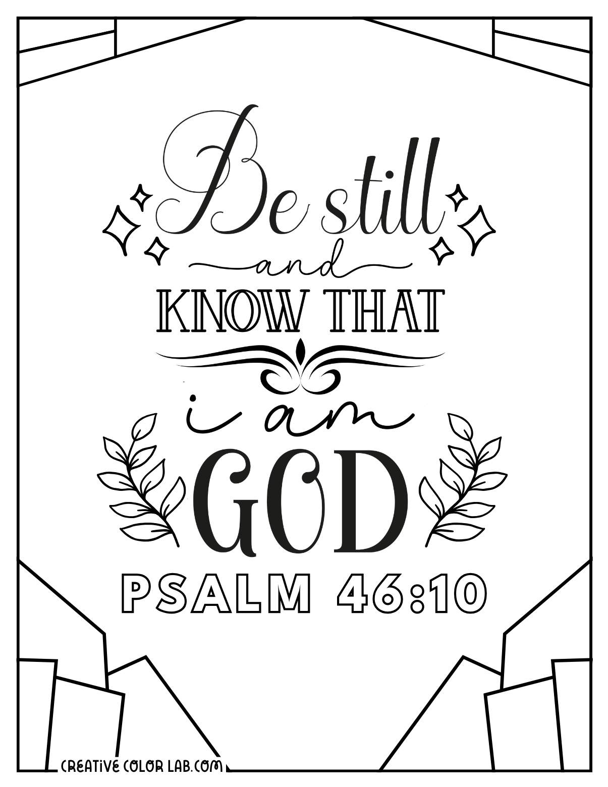 61 Bible Verse Coloring Pages Free Printable Christian Quotes