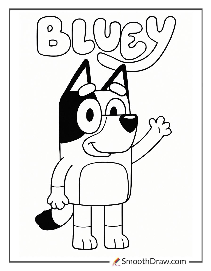 61 Bluey Coloring Pages Free Printables 