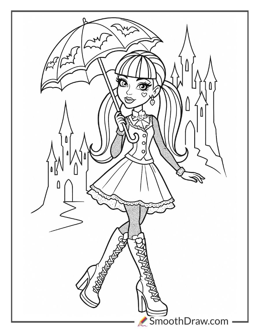 62 Monster High Coloring Pages