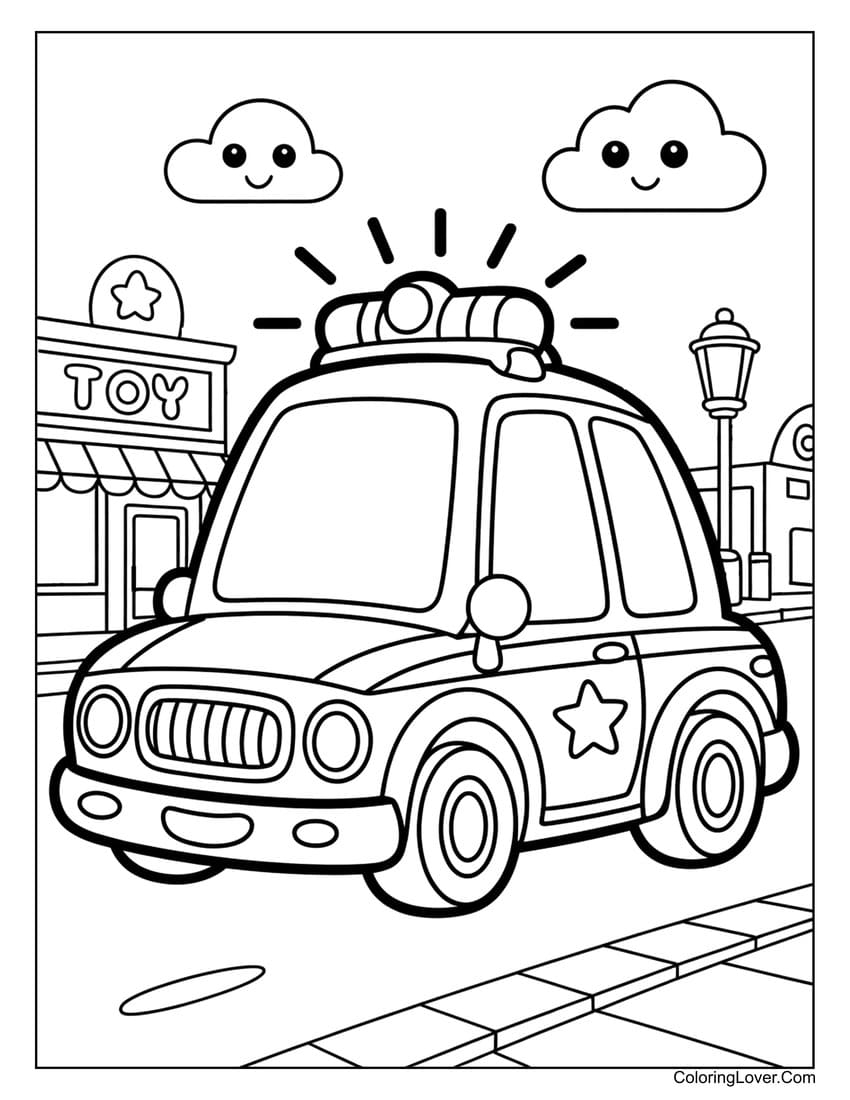 63 Car Coloring Pages Free Printables For All Ages 