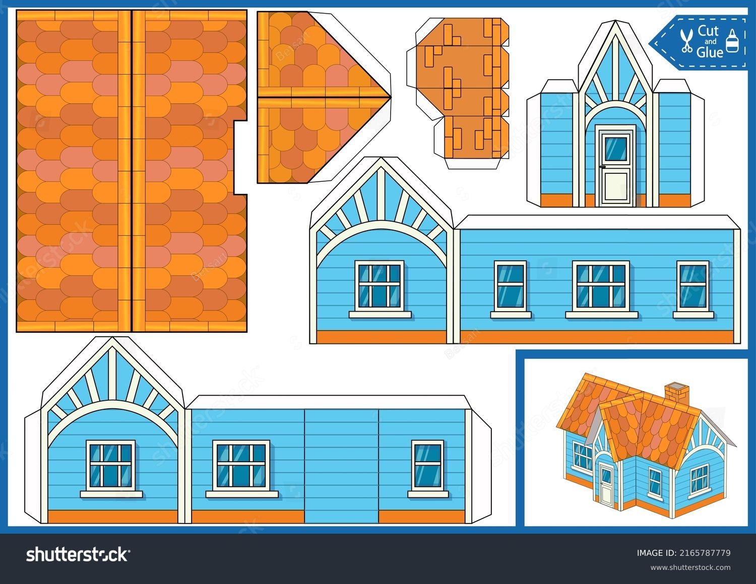 67 510 Paper House Template Royalty Free Images Stock Photos Pictures Shutterstock