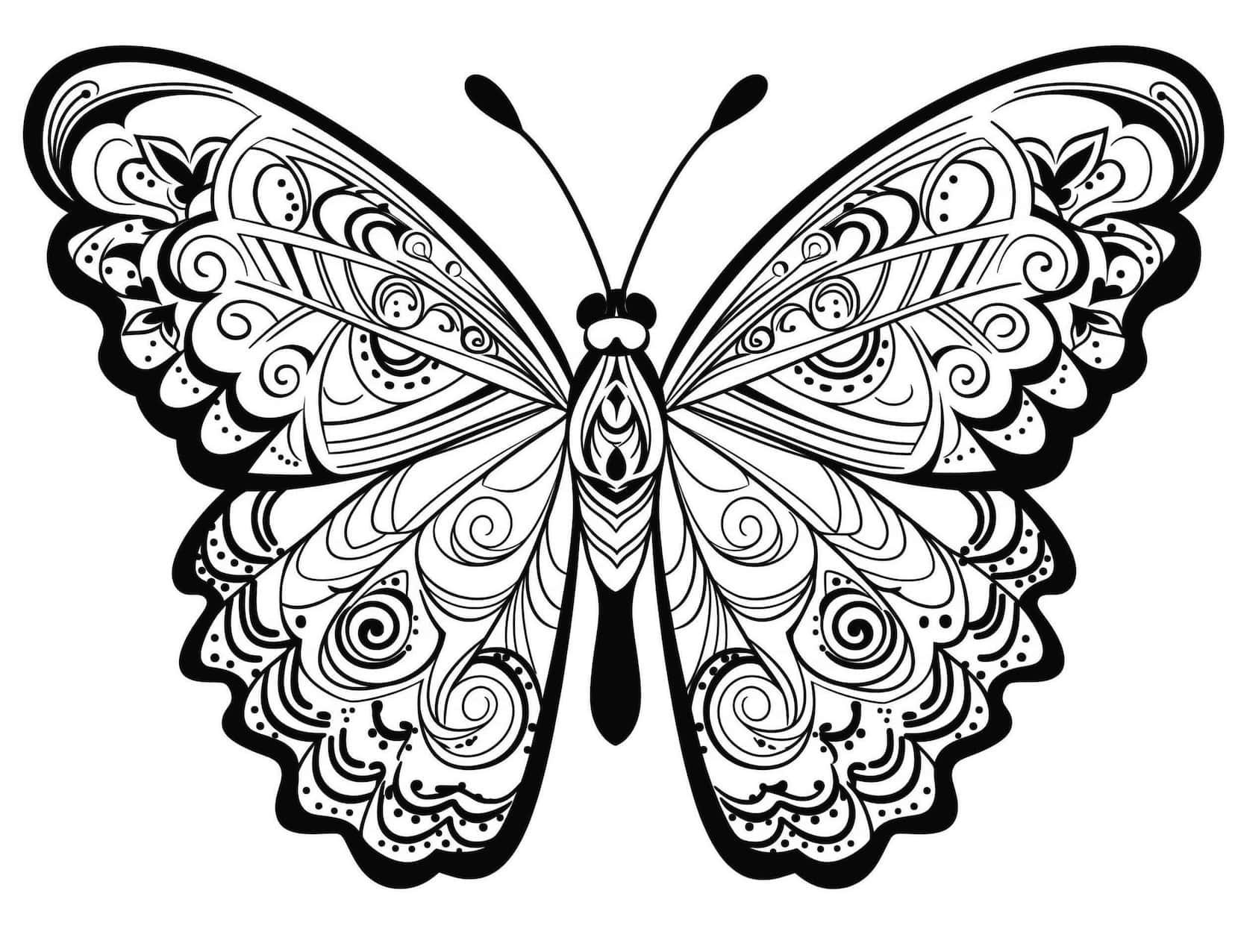 67 Beautiful Butterfly Coloring Pages For Kids And Adults Our Mindful Life