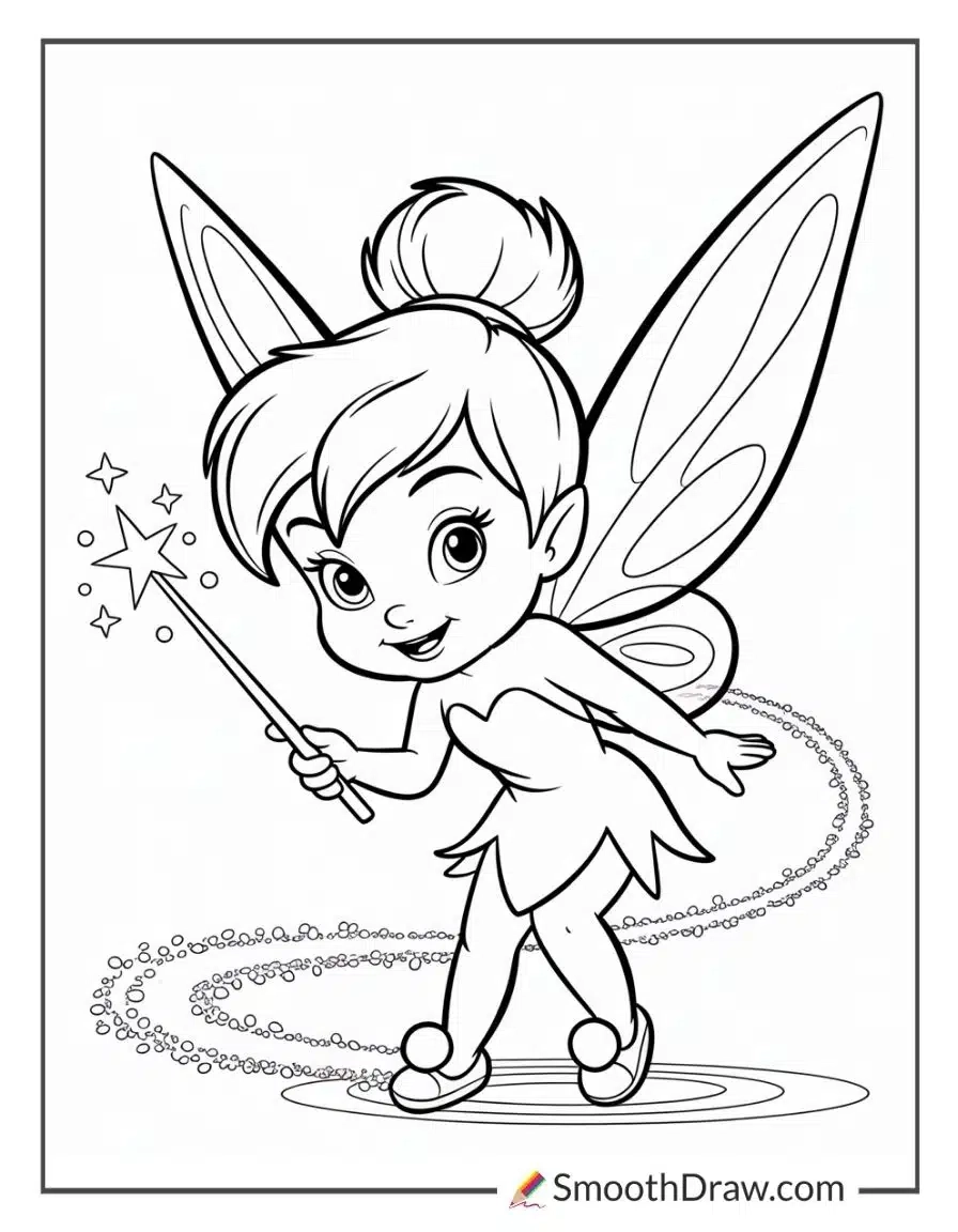 69 Tinkerbell Coloring Pages Free Printables 
