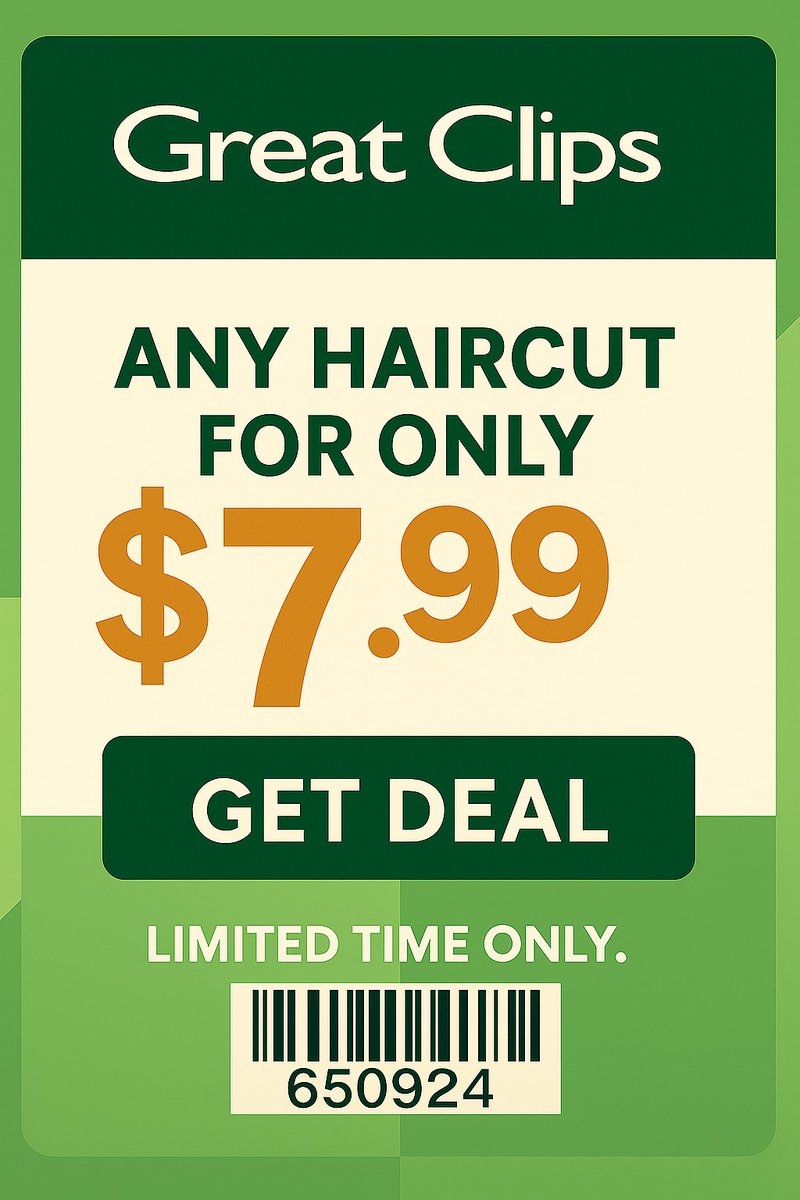  7 99 Great Clips Coupons March 2026 Greatclipshack Posts X
