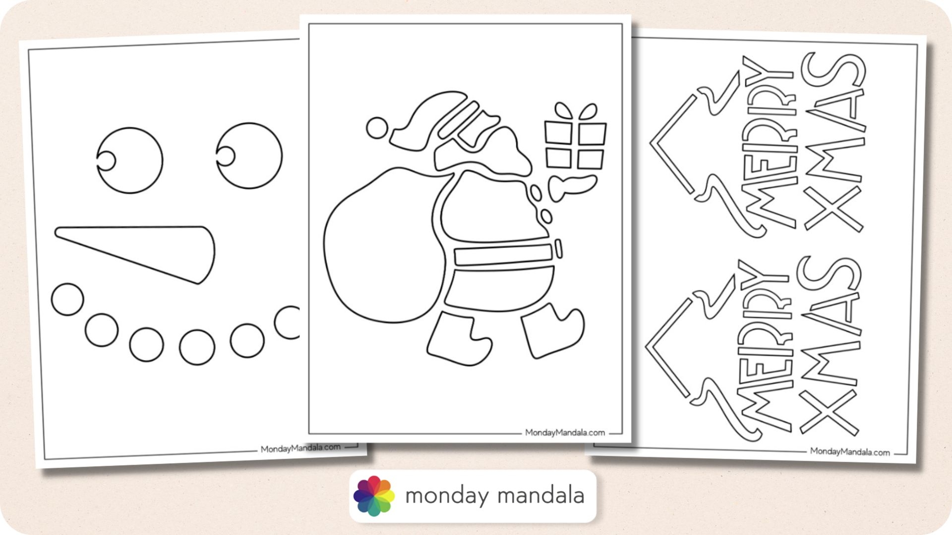 74 Christmas Stencils Free PDF Printables 74 Christmas Stencils Free PDF Printables