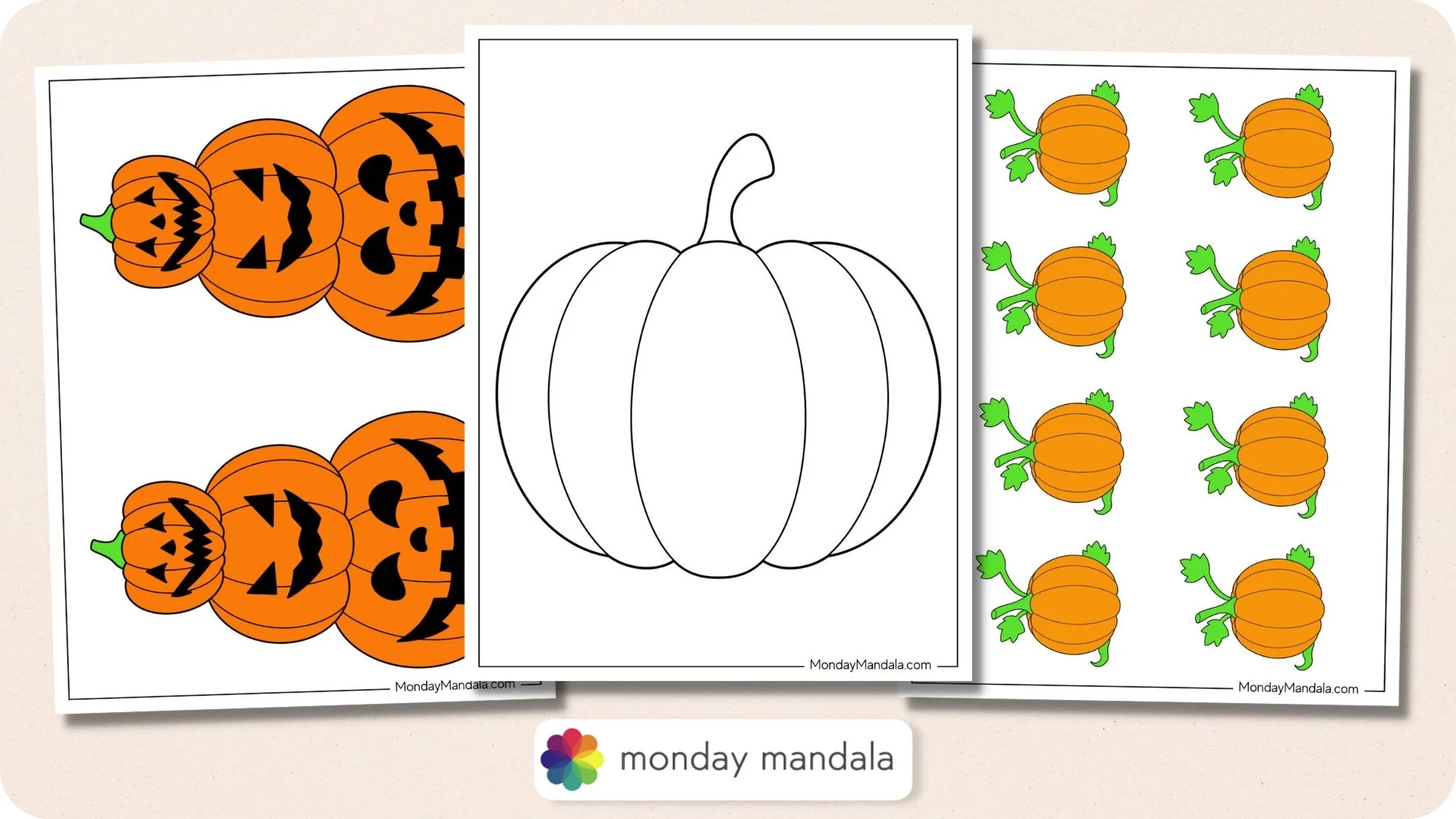 76 Pumpkin Templates Free PDF Printables