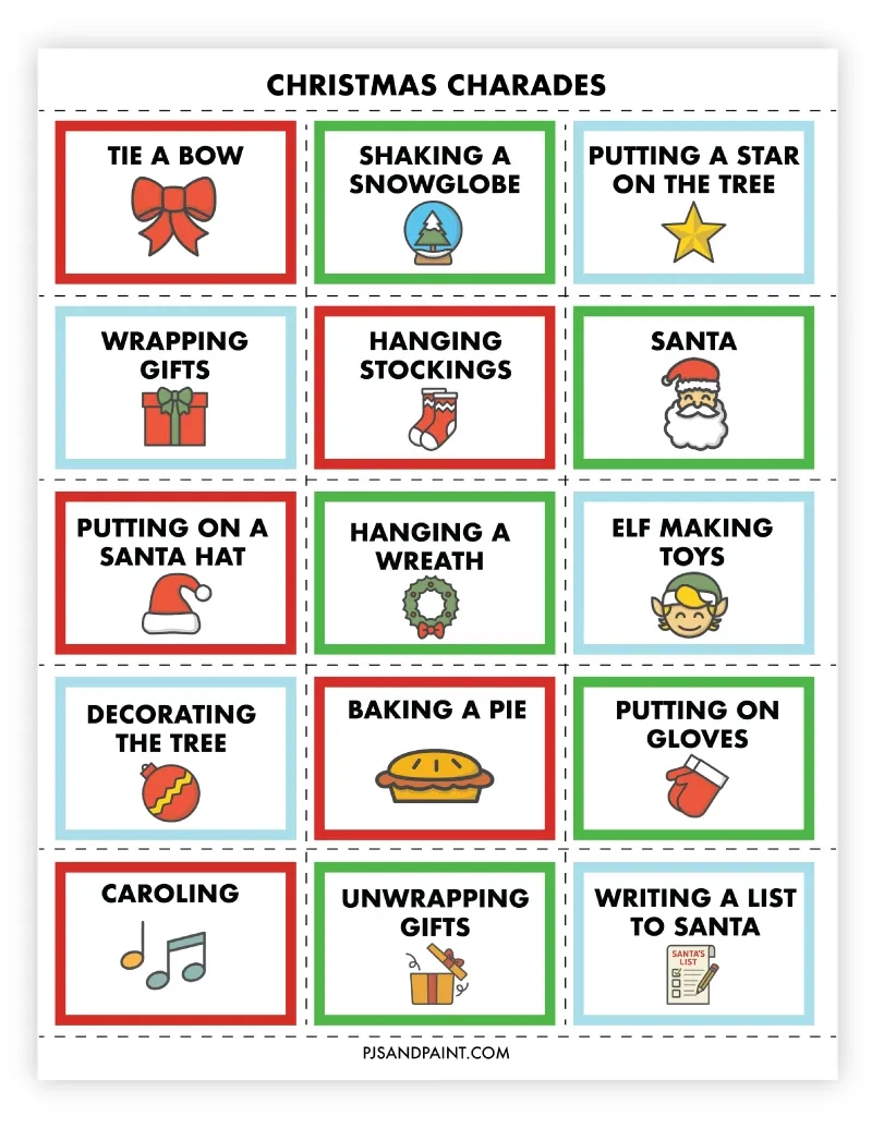 9 Free Printable Christmas Party Games For Families Pjs And Paint 9 Free Printable Christmas Party Games For Families Pjs And Paint