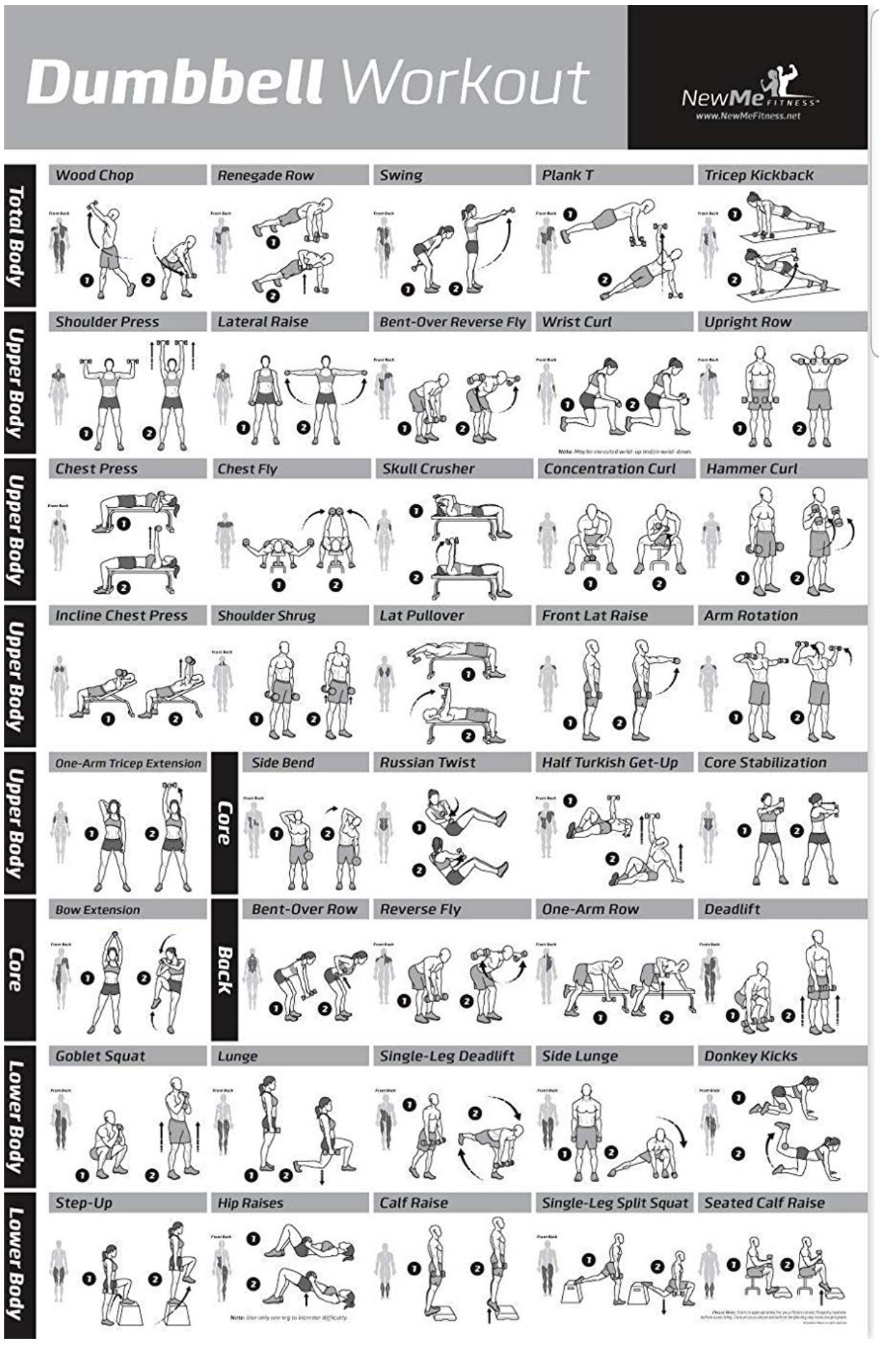 A Guide To Workout With Only Dumbells R coolguides