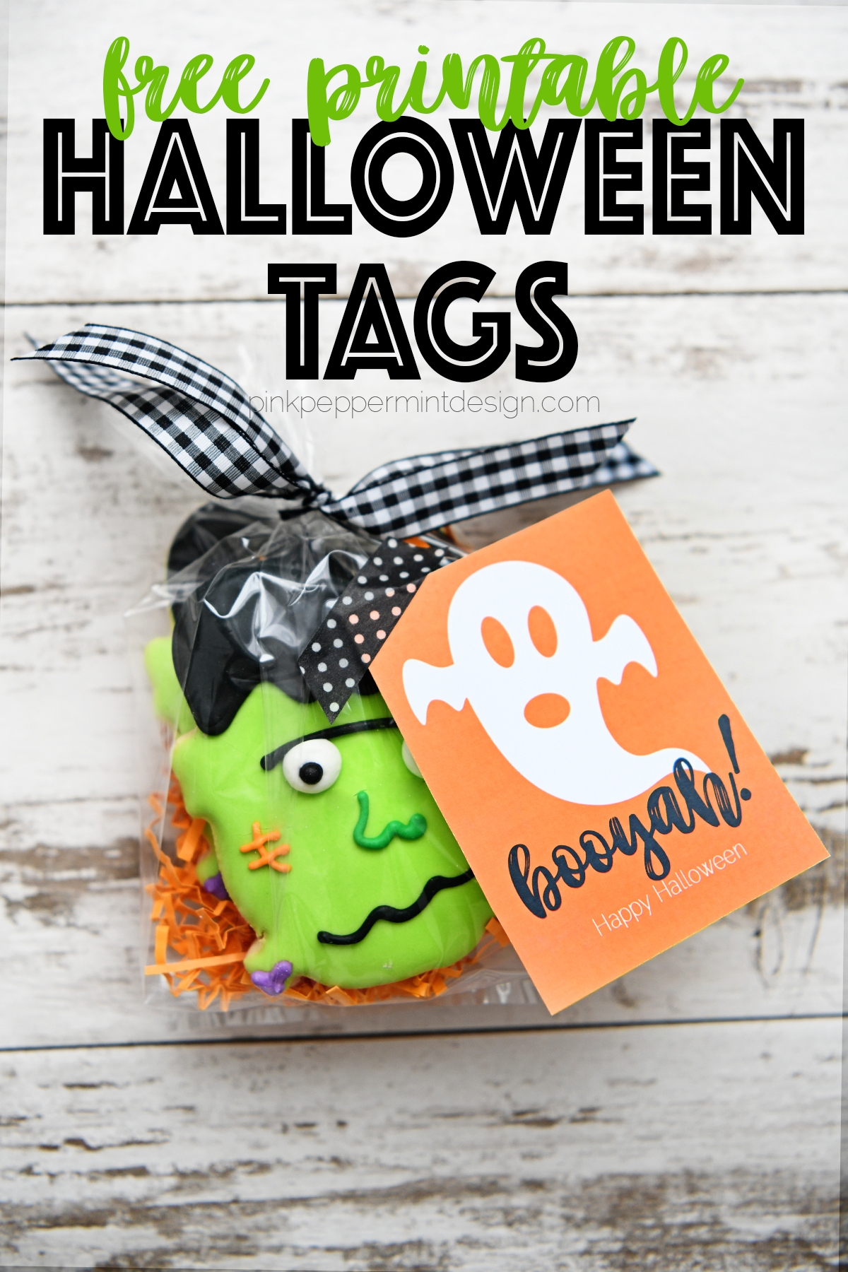 Adorable Free Printable Halloween Tags For Booing Friends And Neighbors Booyah Pink Peppermint Design