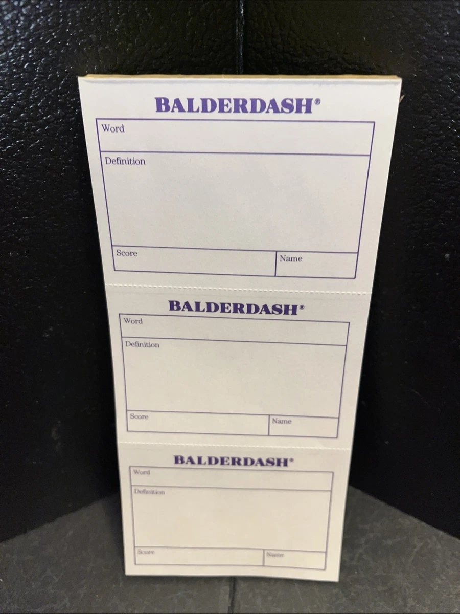 Balderdash Game Pieces Parts For Sale EBay