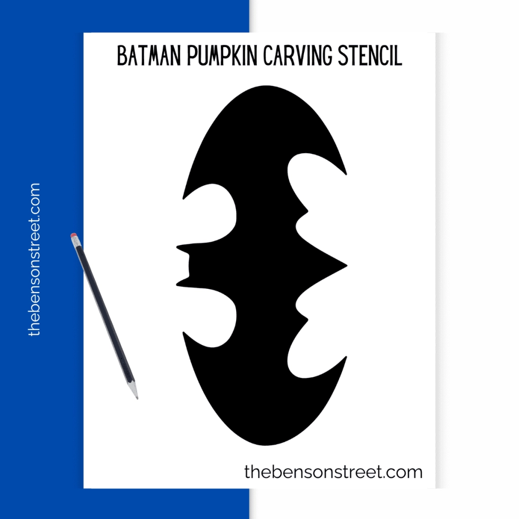 Batman Pumpkin Stencil Printable Free Carving Template The Benson Street