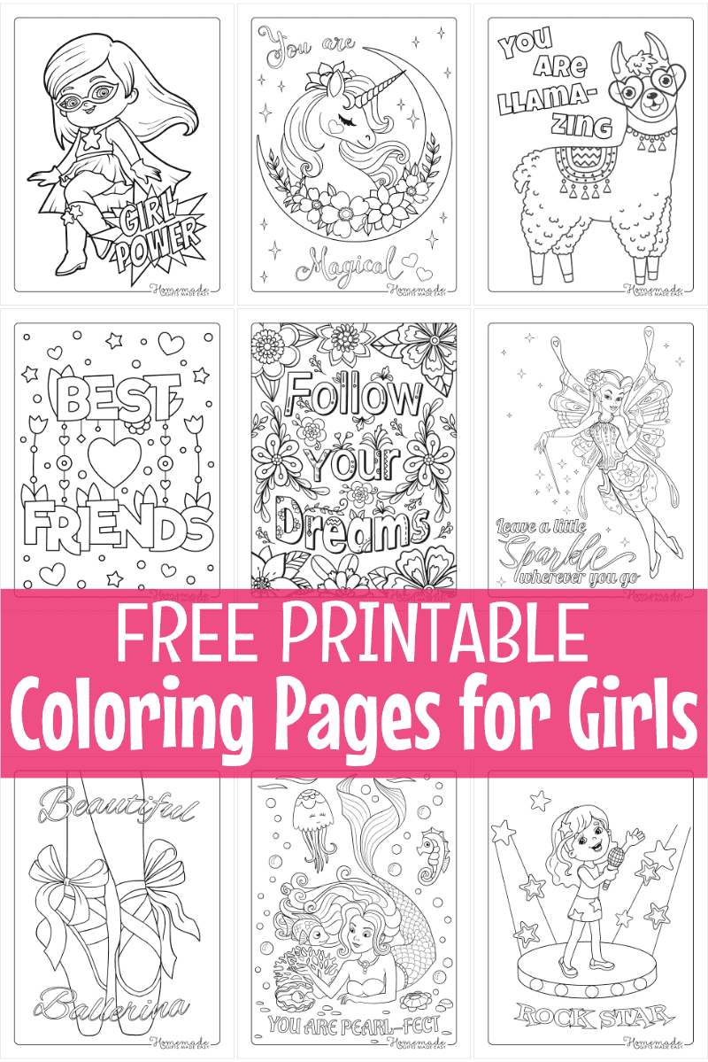 Best Free Printable Coloring Pages For Girls Best Free Printable Coloring Pages For Girls