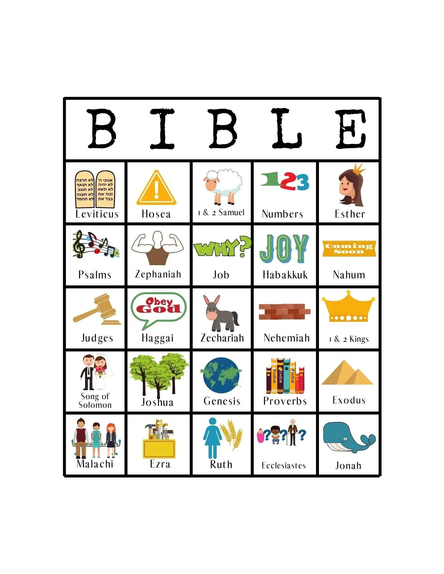 Bible Game Bundle printable Download Big Truth Bible Lessons For Kids