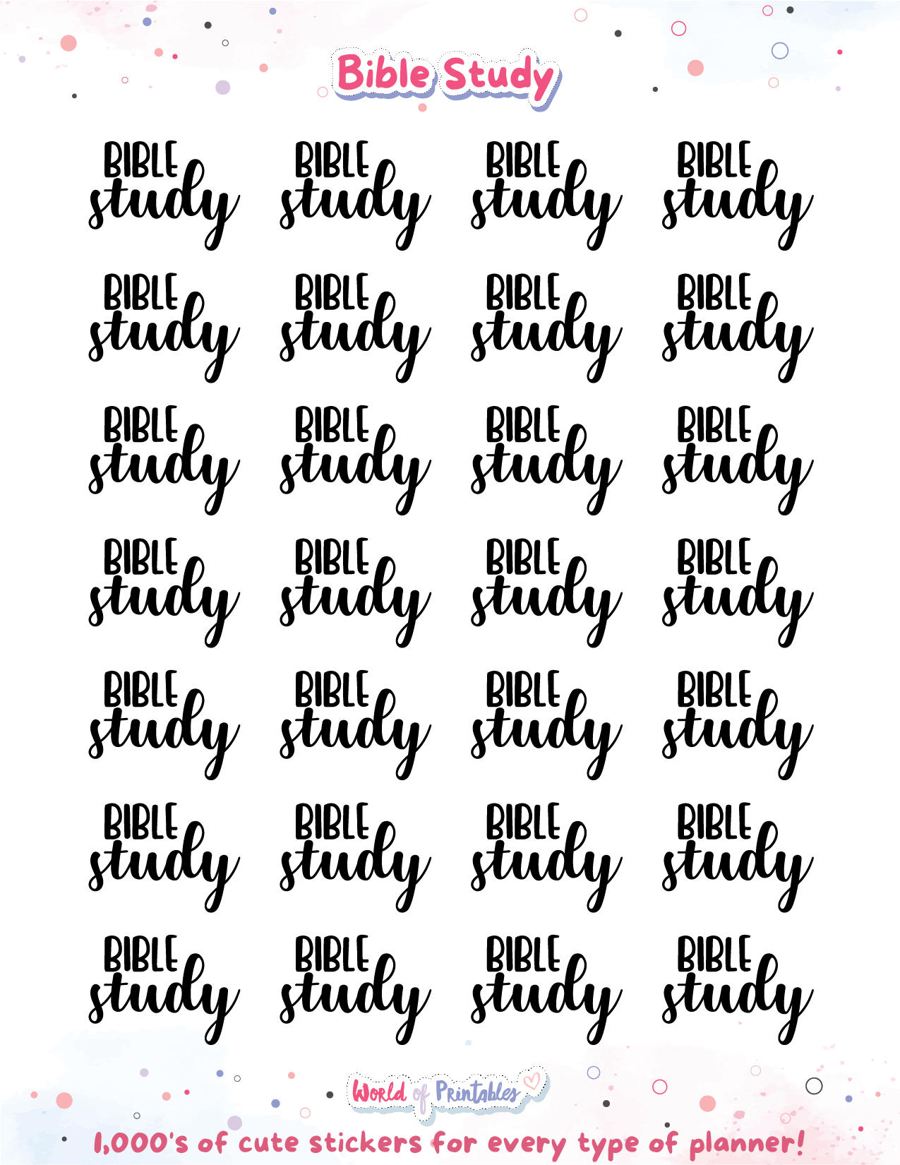 Bible Journaling Stickers Free Printable Digital Stickers World Of Printables