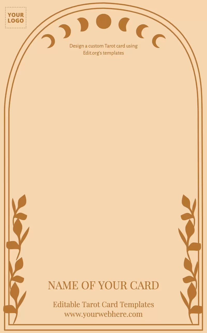 Blank Tarot Card Templates To Print