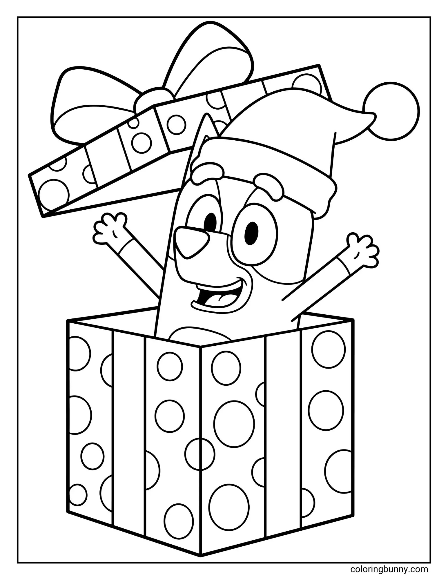 Bluey Christmas Coloring Pages 22 Free Printable PDFs 