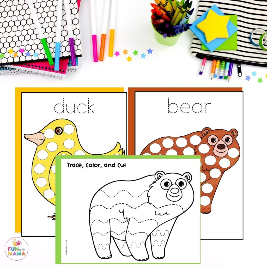 Brown Bear Brown Bear What Do You See Printable Story Extension Activities Fun With Mama