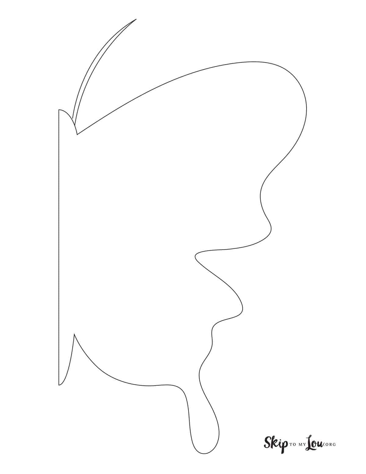 Butterfly Outline Skip To My Lou