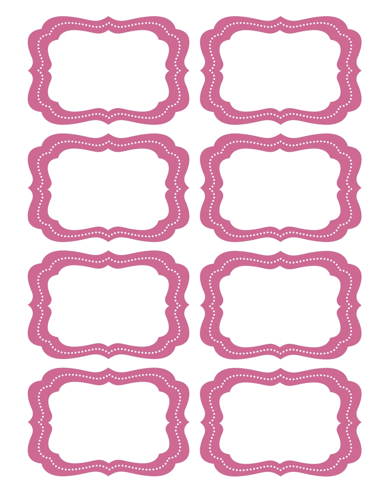 Candy Labels Blank Free Images At Clker Vector Clip Art Online Royalty Free Public Domain