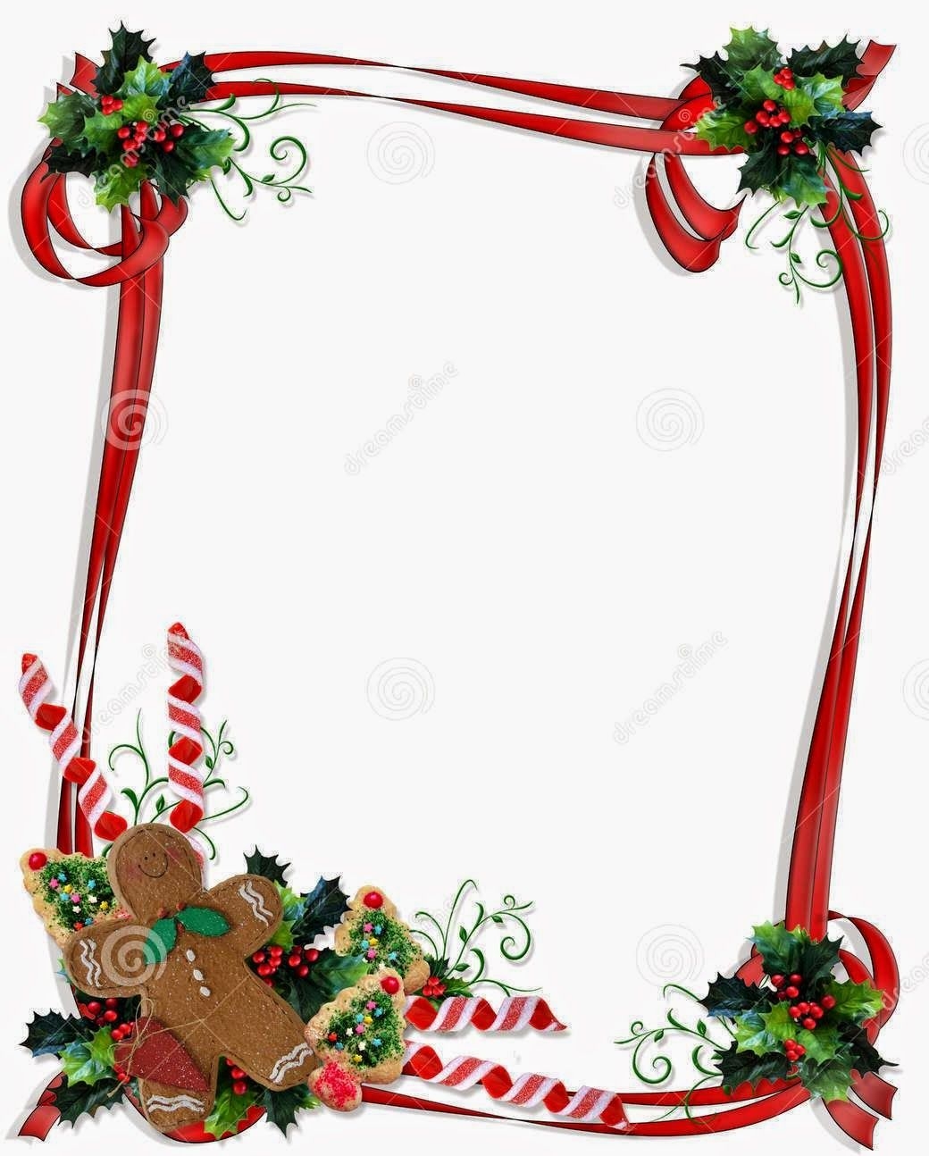 Christmas Borders Clip Art 12 Free PDF Printables Printablee