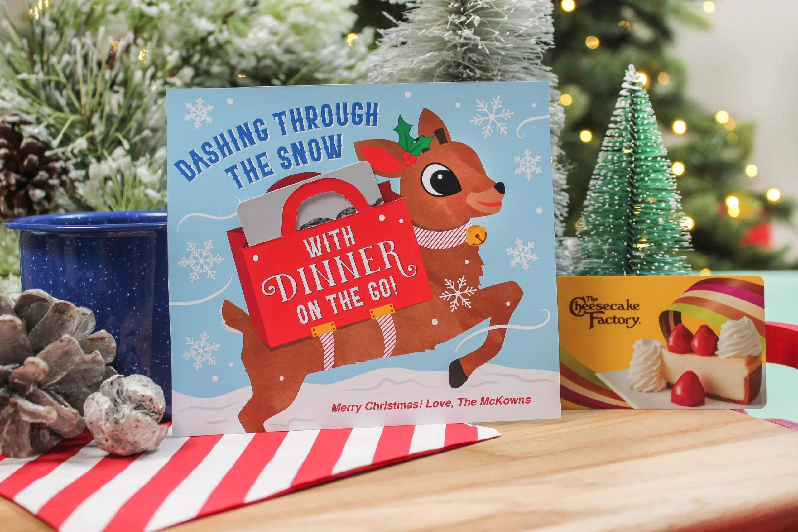 Christmas Reindeer Dinner Gift Card Printable Doordash Teacher Gift Staff Gift Christmas Printable Gift Card Holder Just Add Confetti Etsy