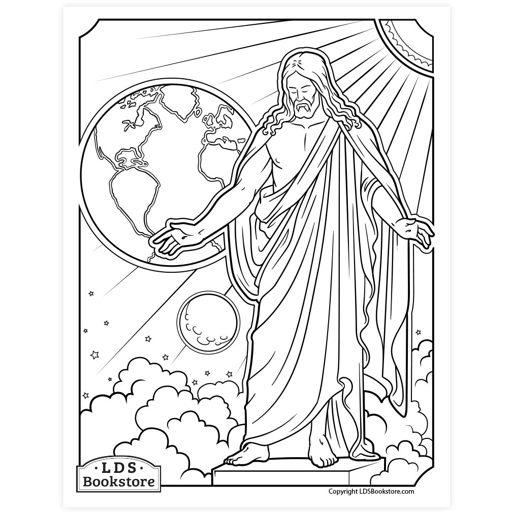 Christus Coloring Page Printable Christus Coloring Page Printable