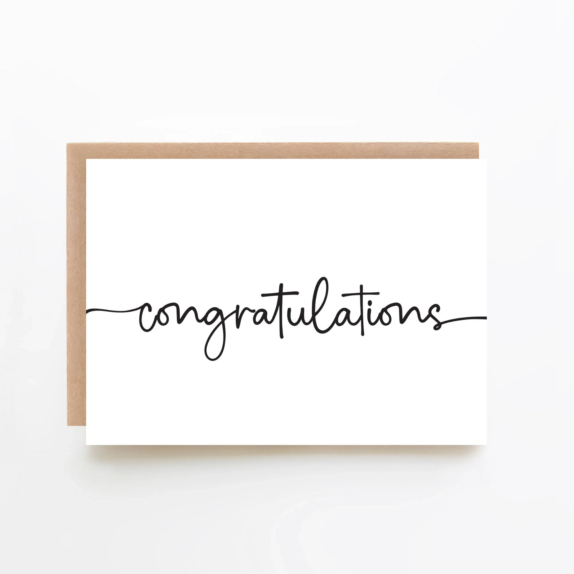 Congratulations Printable Card Minimalist Congrats Card Digital Download Card Card For Graduate Card For New Mom New Home Owner Card Etsy