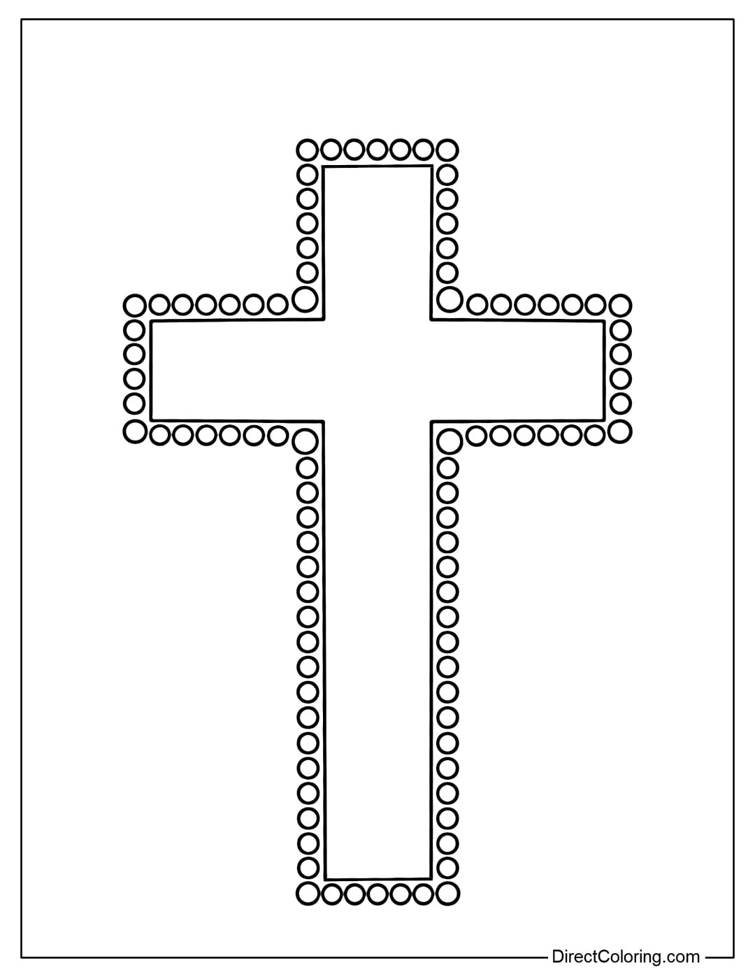 Cross Coloring Pages Free Printable PDFs 